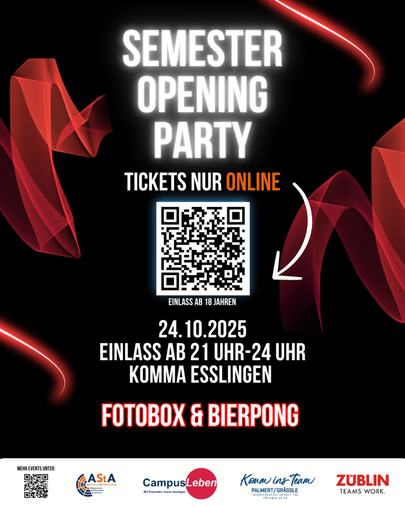 Semesteropeningparty WiSe 2025
