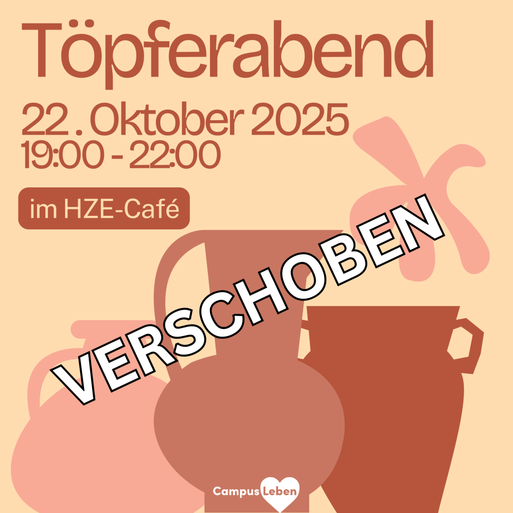 VERSCHOBEN: Töpferabend